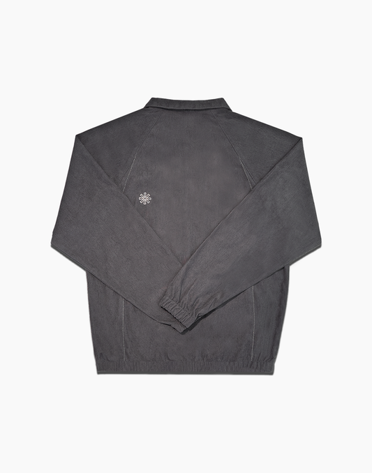 “Silhouette” Logo Corduroy Light Jacket (Grey / Light Grey)