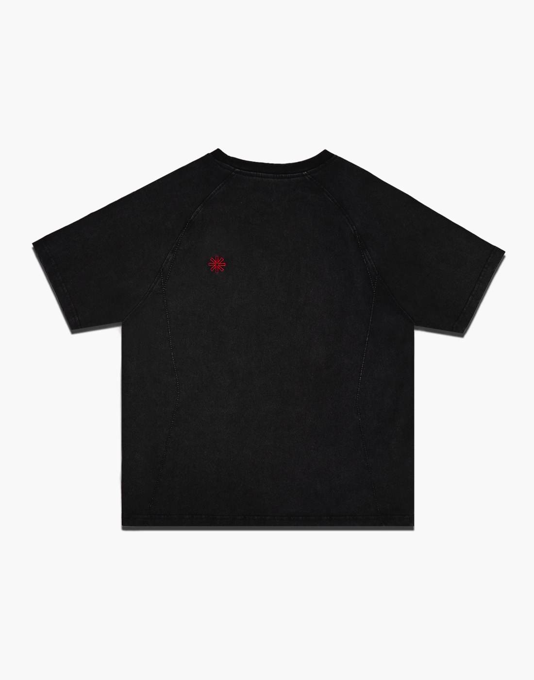 “Silhouette” Logo Tee (Black / Red)