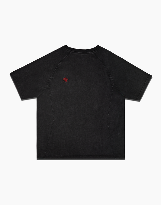 “Silhouette” Logo Tee (Black / Red)