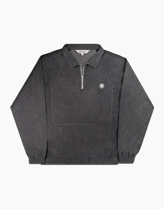 KOMMAS* “Silhouette” Logo Corduroy Light Jacket (Grey / Light Grey)