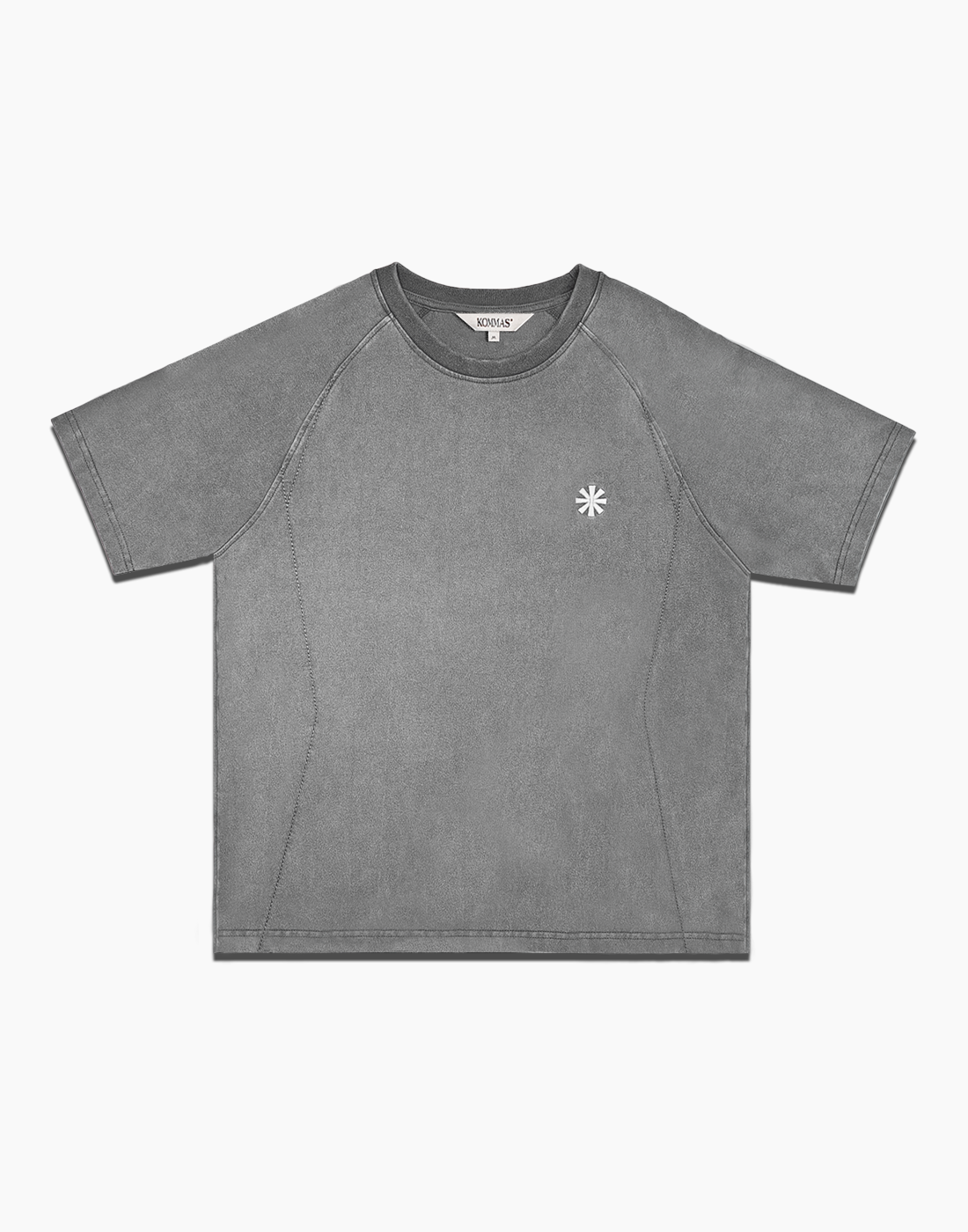 KOMMAS* “Silhouette” Logo Tee (Grey / Light Grey)