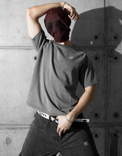 “Silhouette” Logo Tee (Grey / Light Grey)